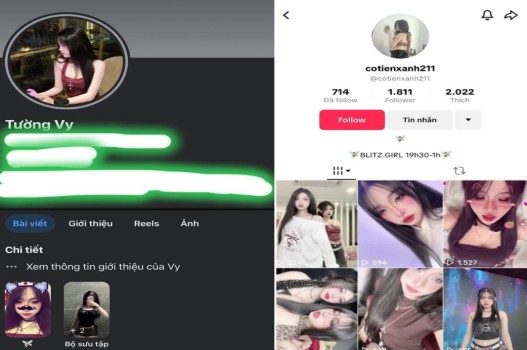 Poster of Phim sex tiktoker Cotienxanh Tường Vy 2025 lộ ra ngoài